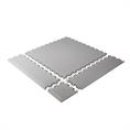 PVC-Klickflieseneckstück Hammerschlag hellgrau 7mm