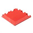 PVC-Klickflieseneckstück Hammerschlag rot 7mm