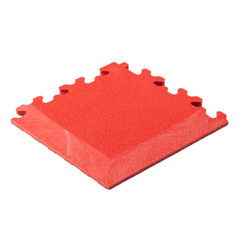 PVC-Klickflieseneckstück Hammerschlag rot 7mm