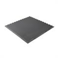 PVC-Klickflieseneckstück Hammerschlag schwarz 7mm ECO