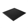 PVC-Klickflieseneckstück Hammerschlag schwarz 7mm