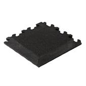 PVC-Klickflieseneckstück Hammerschlag schwarz 7mm