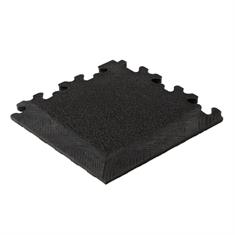 PVC-Klickflieseneckstück Hammerschlag schwarz 7mm