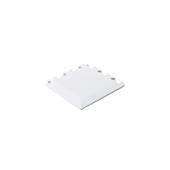 PVC-Klickflieseneckstück Hammerschlag weiß 7mm
