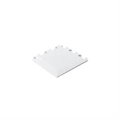 PVC-Klickflieseneckstück Hammerschlag weiß 7mm