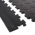 PVC-Klickflieseneckstück schwarz 4mm ECO