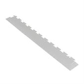 PVC-Klickflieseneckstück Tränenblech hellgrau 4mm