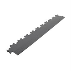 PVC-Klickfliesenrandstück dunkelgrau 4mm