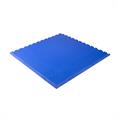 PVC-Klickfliesenrandstück Hammerschlag blau 7mm