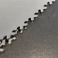 PVC-Klickfliesenrandstück Hammerschlag dunkelgrau 7mm ECO