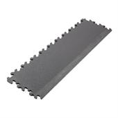 PVC-Klickfliesenrandstück Hammerschlag dunkelgrau 7mm