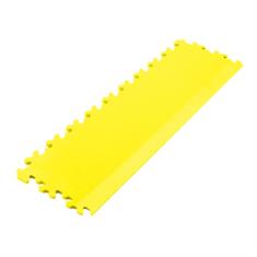 PVC-Klickfliesenrandstück Hammerschlag gelb 7mm