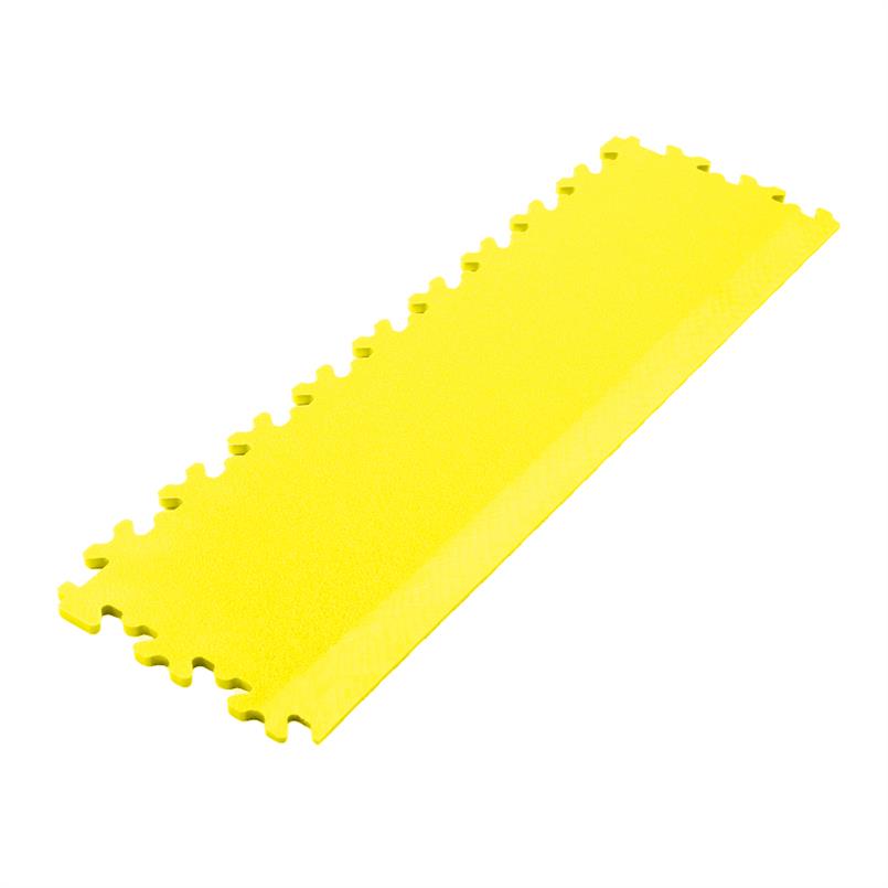 PVC-Klickfliesenrandstück Hammerschlag gelb 7mm