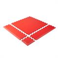 PVC-Klickfliesenrandstück Hammerschlag rot 7mm