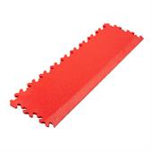 PVC-Klickfliesenrandstück Hammerschlag rot 7mm