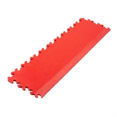 PVC-Klickfliesenrandstück Hammerschlag rot 7mm