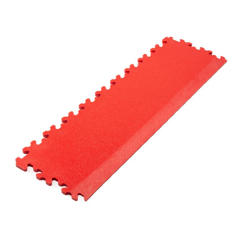 PVC-Klickfliesenrandstück Hammerschlag rot 7mm
