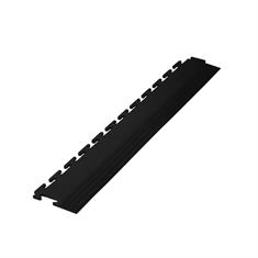 PVC-Klickfliesenrandstück Riffelblech schwarz 4mm (T-verbindung)