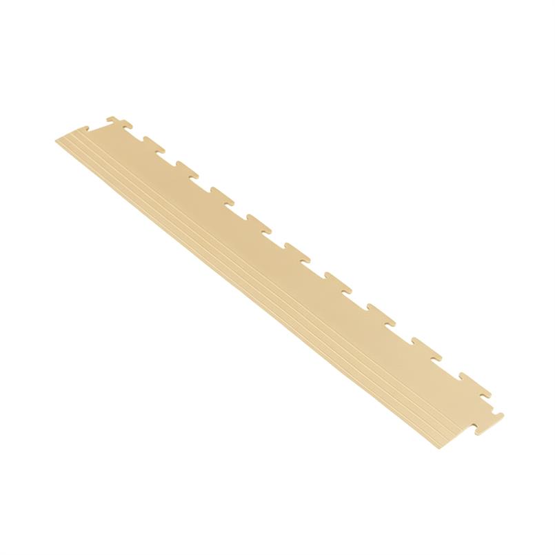 PVC-Klickfliesenrandstück Tränenblech beige 4mm