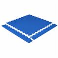PVC-Klickfliesenrandstück Tränenblech blau 4mm