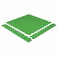 PVC-Klickfliesenrandstück Tränenblech grün 4mm