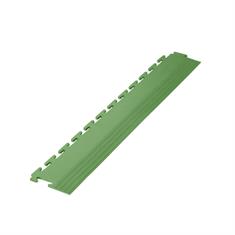 PVC-Klickfliesenrandstück Tränenblech grün 4mm