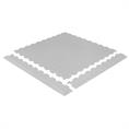 PVC-Klickfliesenrandstück Tränenblech hellgrau 4mm