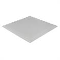 PVC-Klickfliesenrandstück Tränenblech hellgrau 4mm