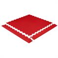 PVC-Klickfliesenrandstück Tränenblech rot 4mm