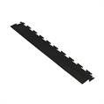 PVC-Klickfliesenrandstück Tränenblech Schwarz 4mm