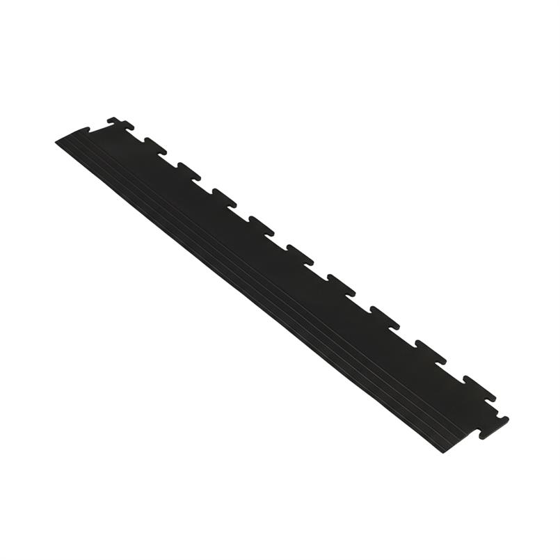 PVC-Klickfliesenrandstück Tränenblech Schwarz 4mm