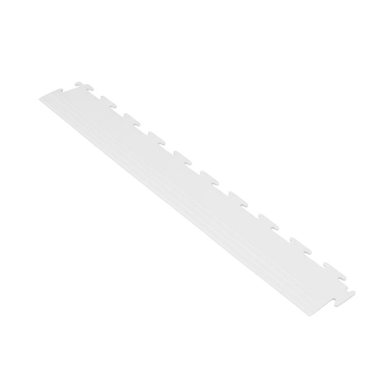 PVC-Klickfliesenrandstück Tränenblech weiß 4mm