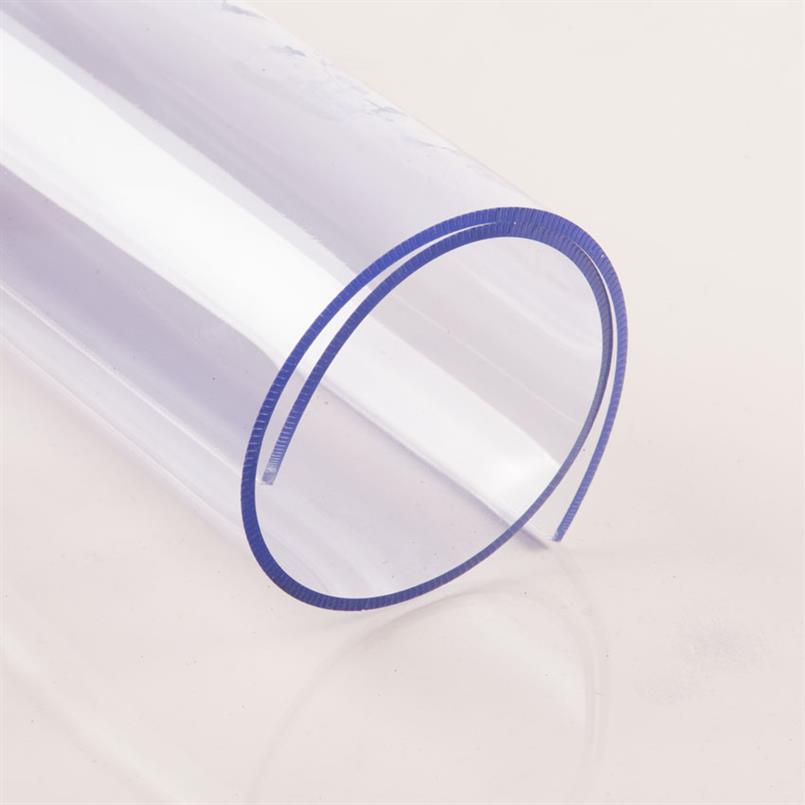 PVC Platte 1000mm x 500mm  x 1mm  transparent ohne Schutzfolie 