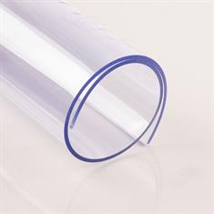 PVC Platte transparent 1mm (LxB=20x1,4m) schwer entflammbar