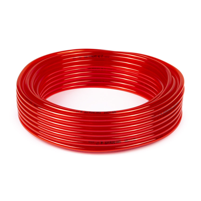 PVC Schlauch transparent rot 4x7mm (L=25m) - Technikplaza