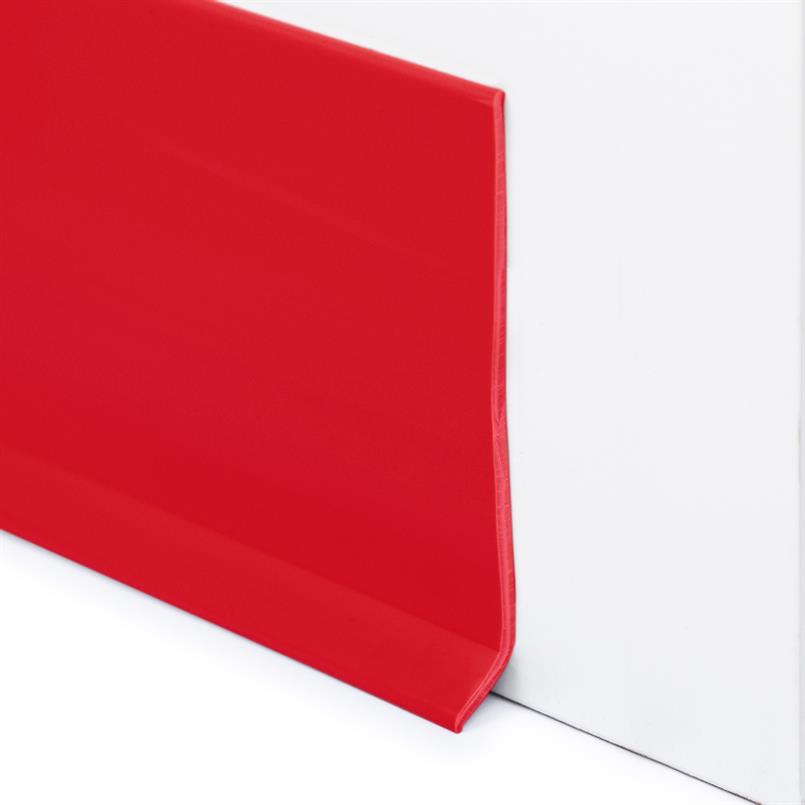 PVC Sockelleiste rot 100x2,8mm (L=25m)