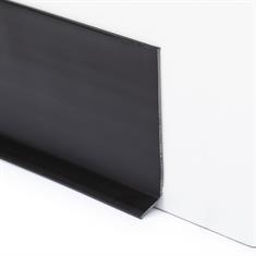 PVC Sockelleiste schwarz 80x1,9mm (L=25m)