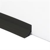 PVC Sockelleiste schwarz BxH=25x25mm (L=25m)