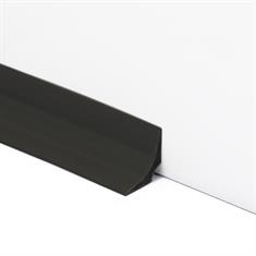 PVC Sockelleiste schwarz BxH=25x25mm (L=25m)