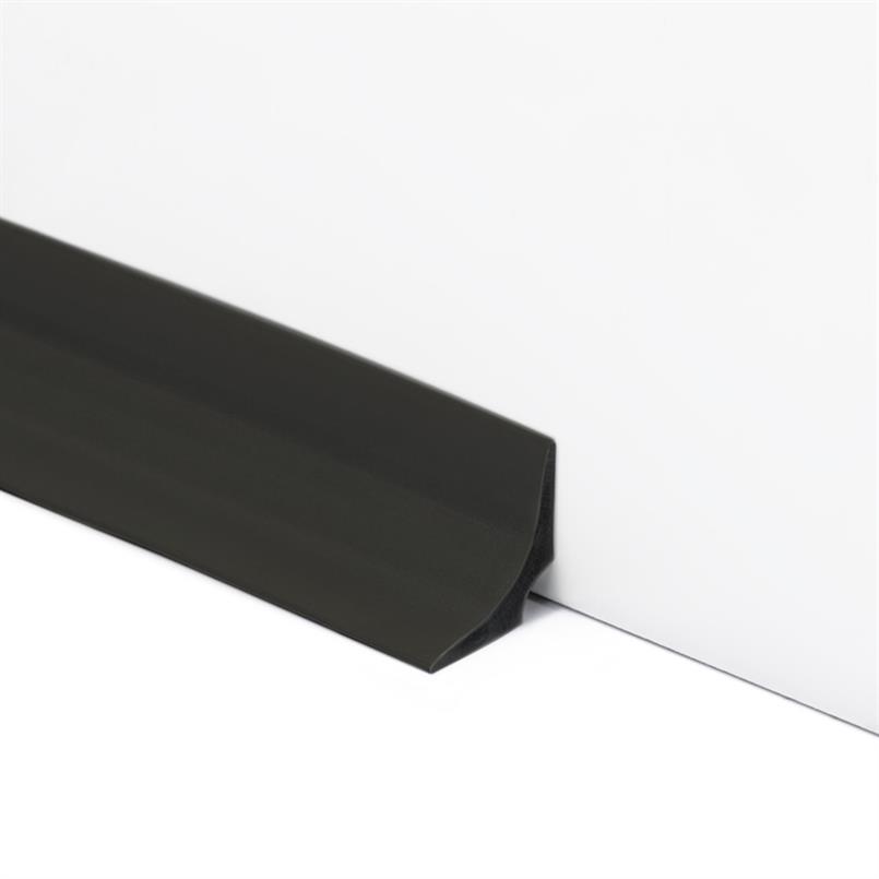 PVC Sockelleiste schwarz BxH=25x25mm (L=25m)