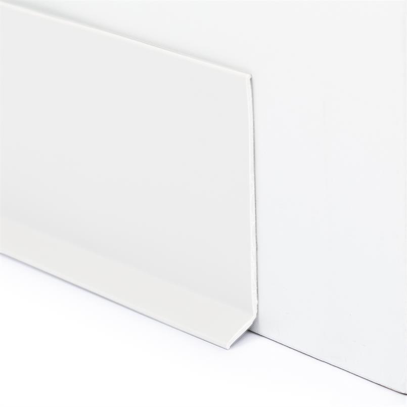 PVC Sockelleiste weiß 80x1,9mm (L=25m)