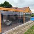 PVC Streifen transparent 3mm (LxB=20x2,2m)