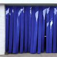 PVC Streifenvorhang blau 300x3mm (L=50m)