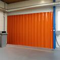 PVC Streifenvorhang orange 300x3mm (L=50m)