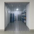 PVC Streifenvorhang transparant 400x4mm (L=50m)