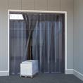 PVC Streifenvorhang transparent 300x4mm (L=50m)