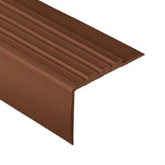 PVC Treppenkante braun LxBxH=1500x70x42mm dicke 4mm