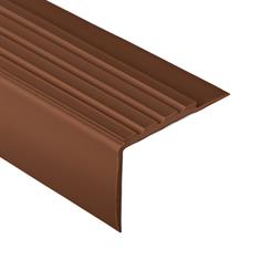 PVC Treppenkante braun LxBxH=1500x70x42mm dicke 4mm