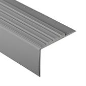 PVC Treppenkante dunkelgrau LxBxH=1500x70x42mm dicke 4mm