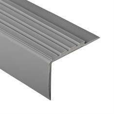 PVC Treppenkante dunkelgrau LxBxH=1500x70x42mm dicke 4mm